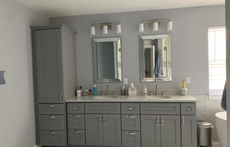 Grey Master Bathroom